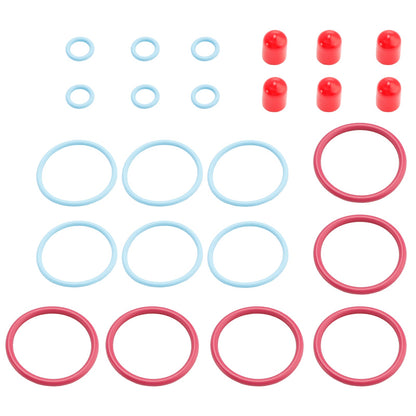 Kit guarnizioni O-ring per iniettori di carburante esterni CAT C15/3406E 6 pezzi, adatti per Caterpillar 2481394 248-394 189-5390 1895390