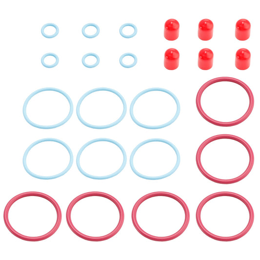 Kit guarnizioni O-ring per iniettori di carburante esterni CAT C15/3406E 6 pezzi, adatti per Caterpillar 2481394 248-394 189-5390 1895390