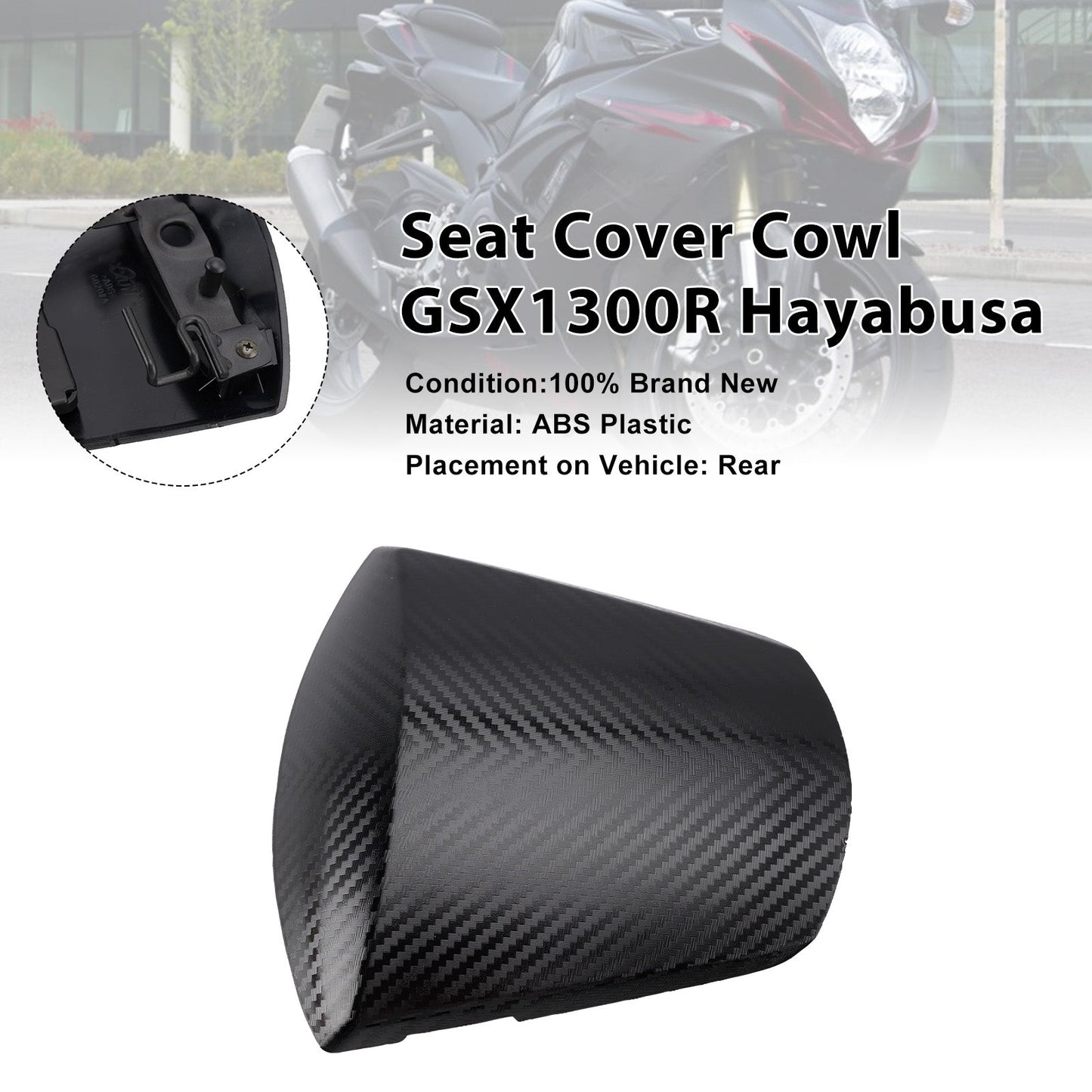 Copertura per sella posteriore per Suzuki GSXR600 GSXR750 K11 2011-2026
