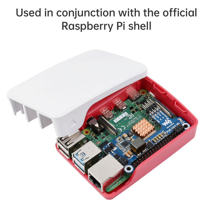 Scheda di espansione dell'alimentatore Ethernet Raspberry Pi 4B/3B+, alimentatore PoE
