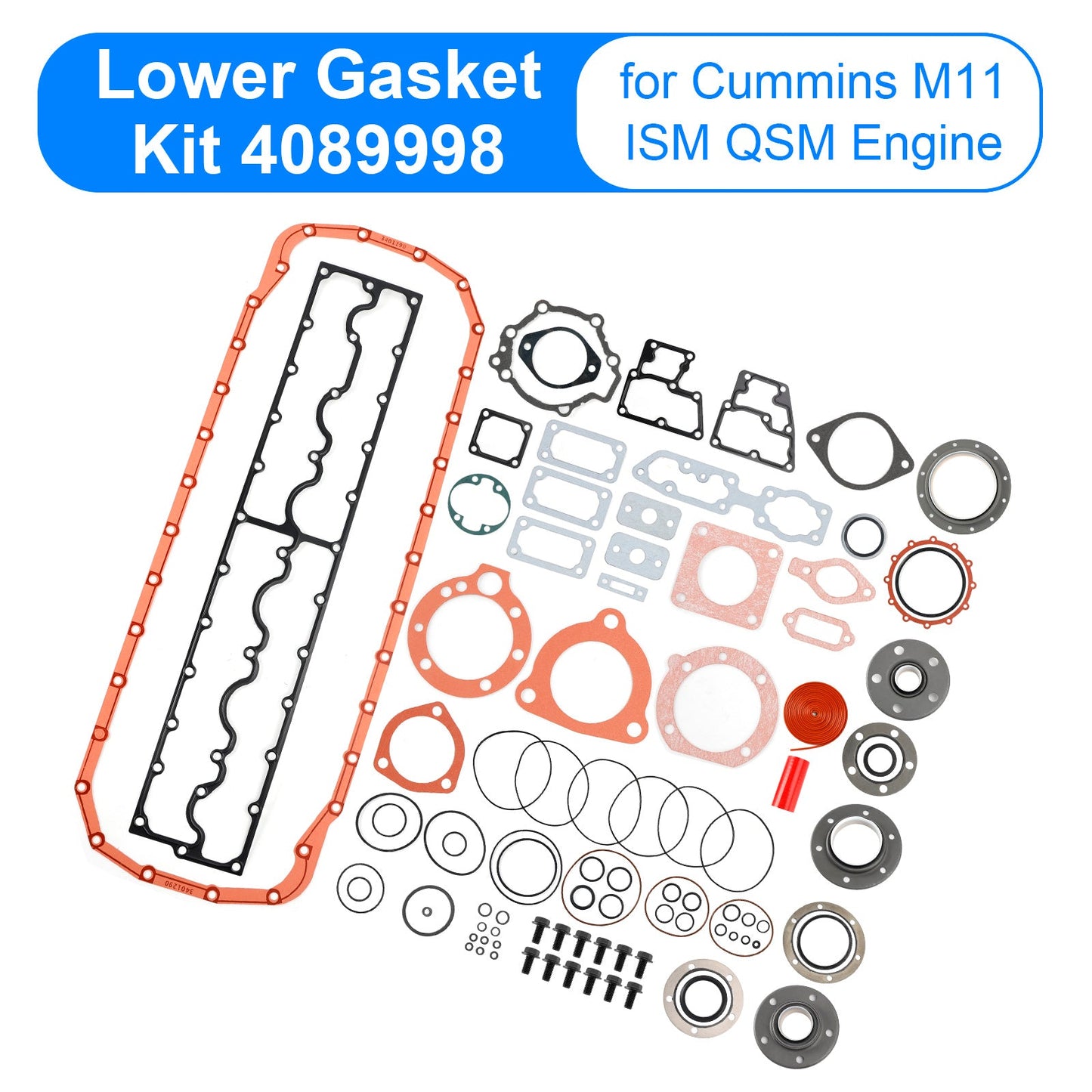 Kit guarnizione inferiore 4089998 per motore Cummins M11 ISM QSM