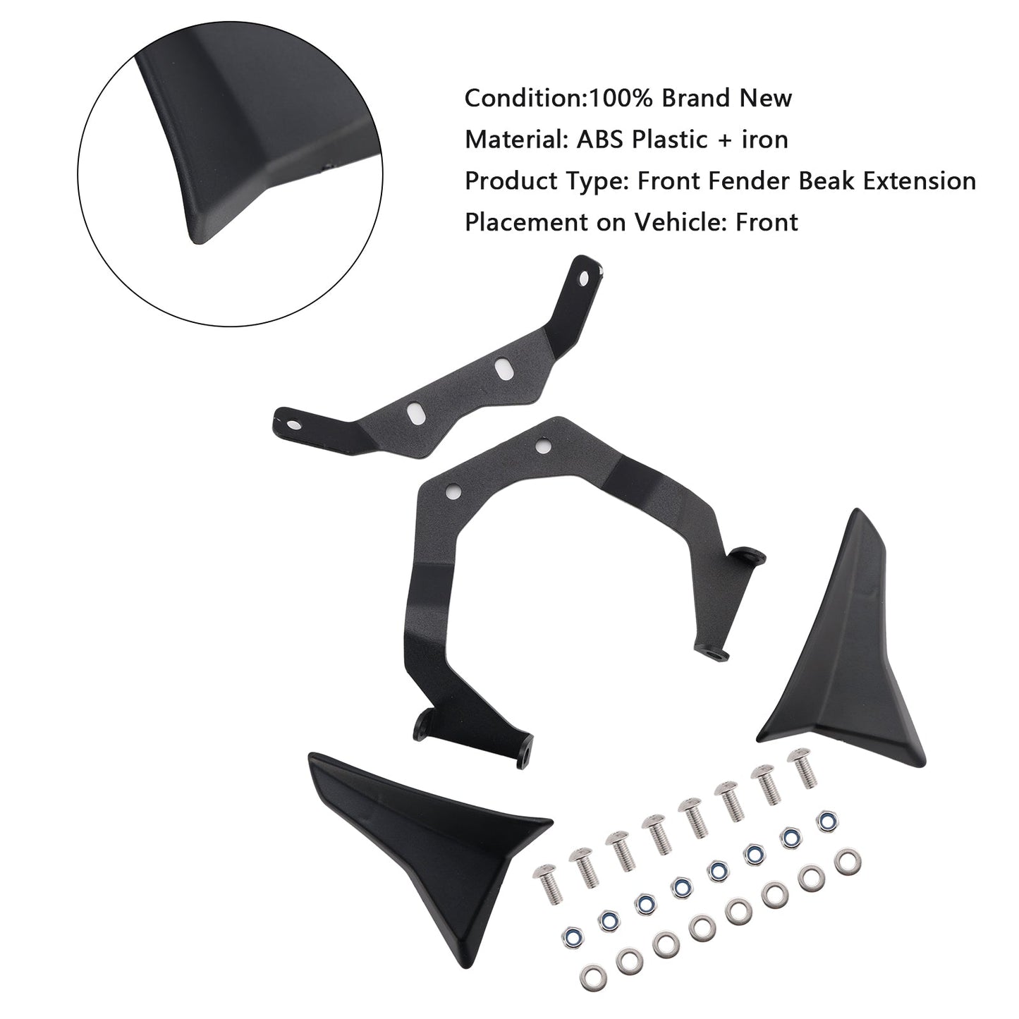 Estensione becco anteriore Honda CB750 Hornet 2023-2024, ala inferiore del muso