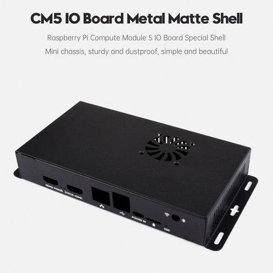 Modulo di elaborazione Raspberry Pi CM5 IO, scheda 5 IO, contenitore di dissipazione del calore in metallo