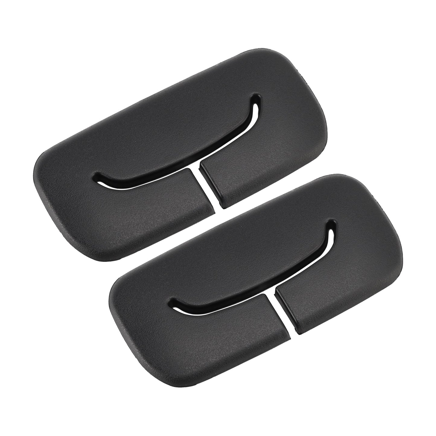 2 cornici nere per cinture di sicurezza posteriori 1AP31DX9AA per Jeep Wrangler JK 2011-2018