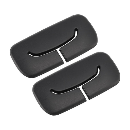 2 cornici nere per cinture di sicurezza posteriori 1AP31DX9AA per Jeep Wrangler JK 2011-2018