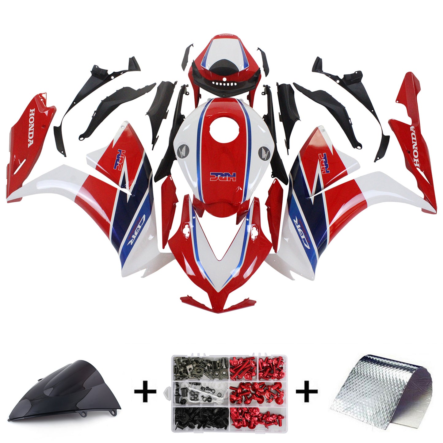 Kit carenatura Bodywork ABS di plastica per Honda CBR1000RR 2012-2016