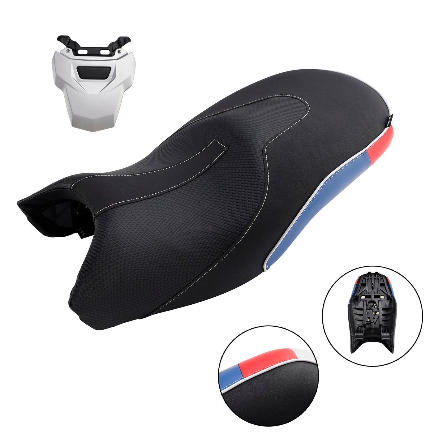 Sostituisci il sedile anteriore posteriore del conducente e del passeggero blu per BMW R1200GS 13-18 R1250GS