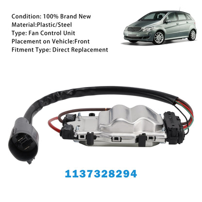Modulo di controllo della ventola del radiatore Mercedes-Benz W169 W245 2004-2012 1137328294 A1698203542