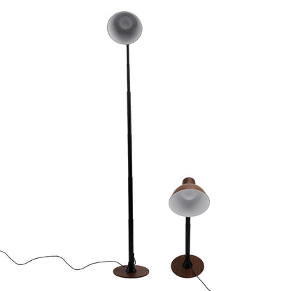 Lampada da terra e da tavolo a LED regolabile, nera, dimmerabile per soggiorno/ufficio, 3 colori