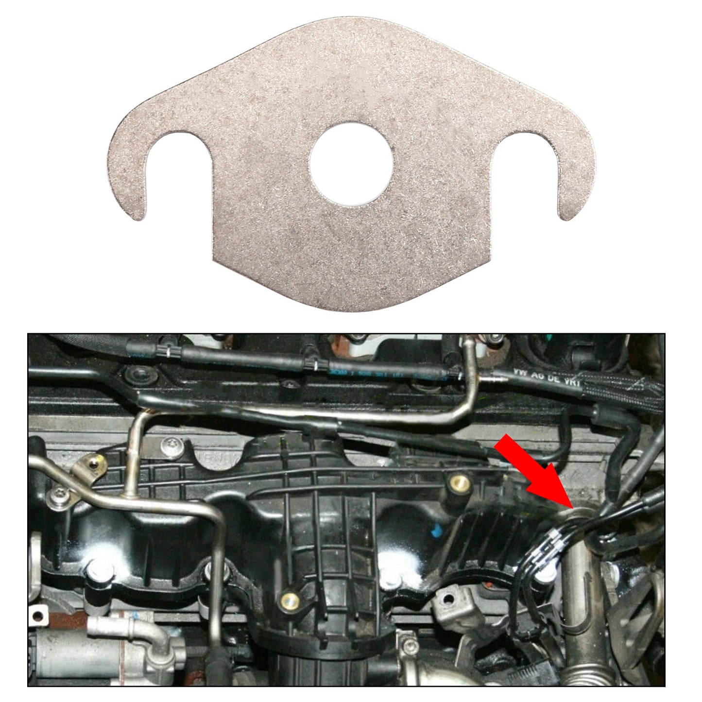 Piastra valvola EGR per VW Seat Skoda Golf per Audi A1 A3 1.2L e 1.6 TDi CR