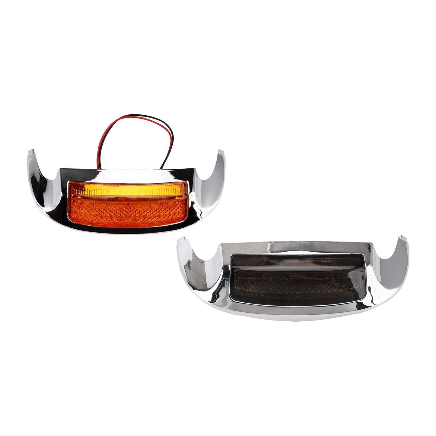 Puntale parafango anteriore con lente LED compatibile con Electra Glide Ultra Limited Low 2014-2023