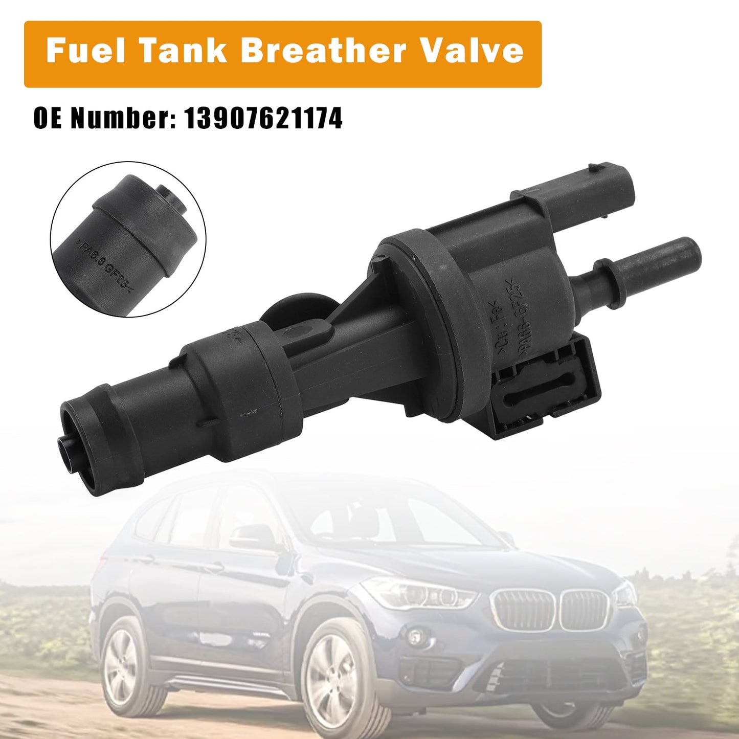 Valvola di sfiato del serbatoio del carburante 13907621174 per BMW 2 F45 MINI COOPER F55 F56 2014-2018