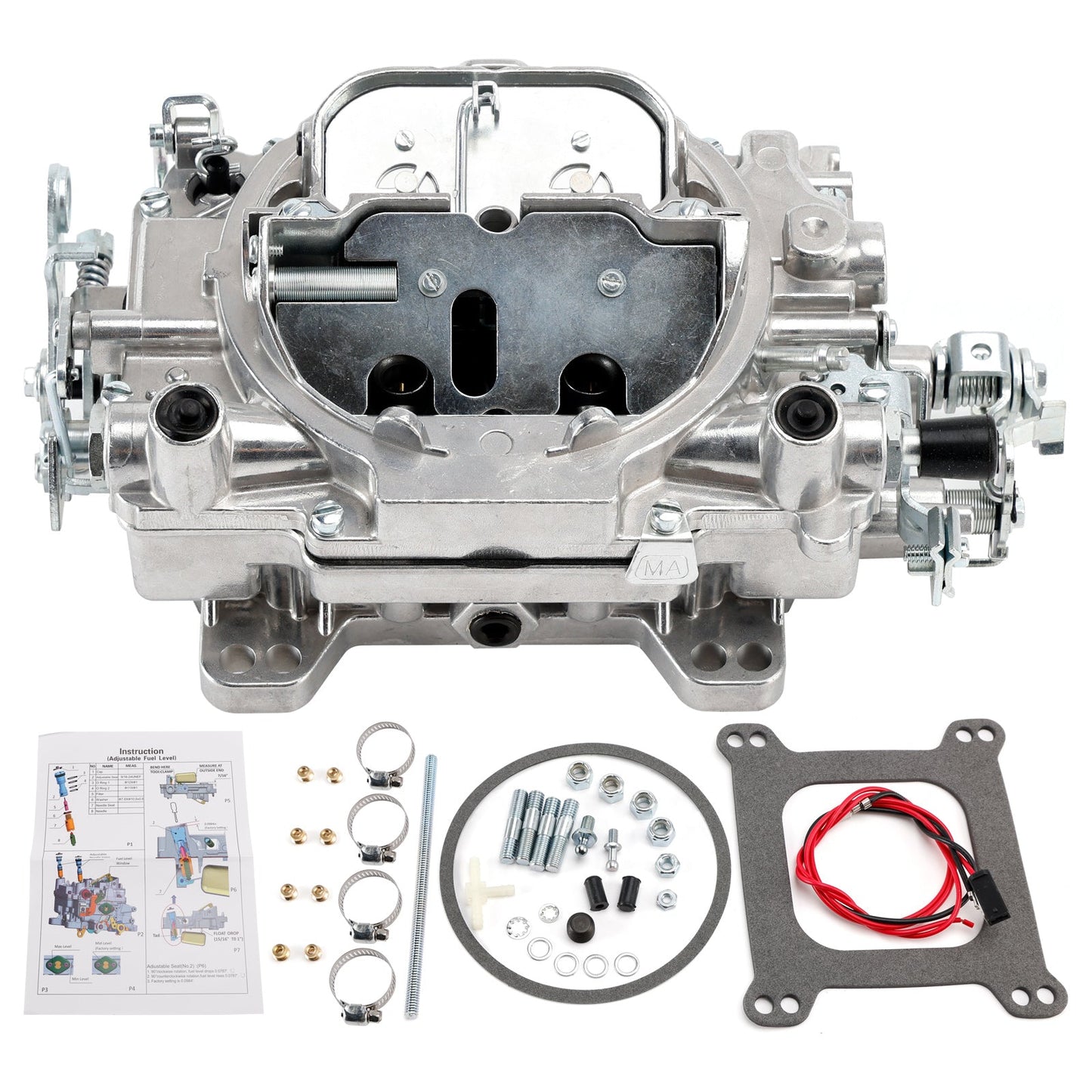 Carburatore a flangia quadrata per 4 corpi 1912-800 per serie Thunder 1912 Avs2 800 CFM