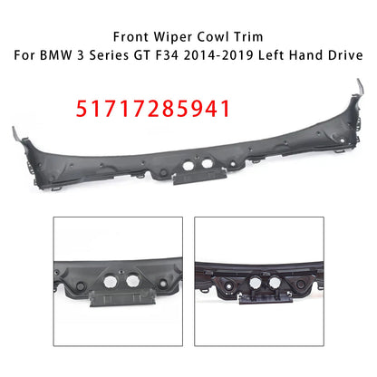 Rivestimento del cofano del tergicristallo anteriore BMW Serie 3 GT F34 2014-2019 51717285941