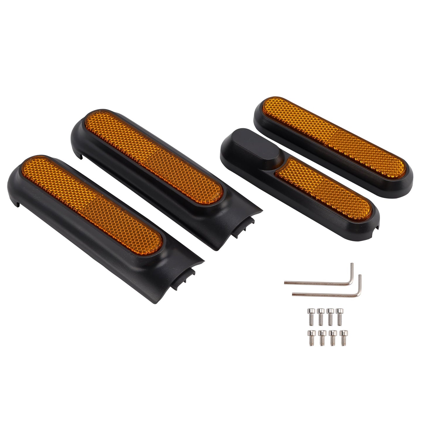 Set di 4 coperture laterali per scooter con catarifrangente posteriore per Xiaomi 4 Pro (1a generazione)