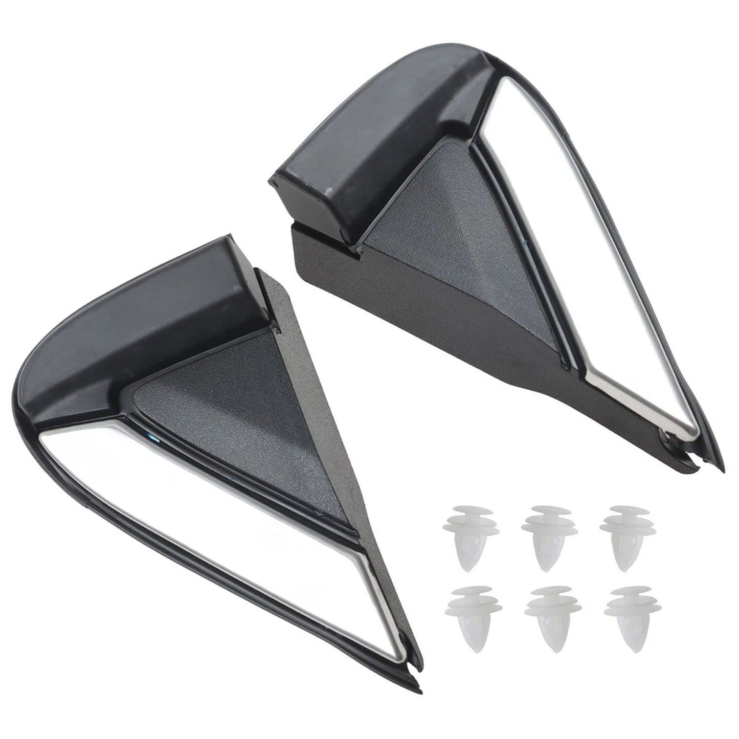 Coppia di modanature per angoli di copertura del parafango del finestrino anteriore per GMC Terrain 2018-2024