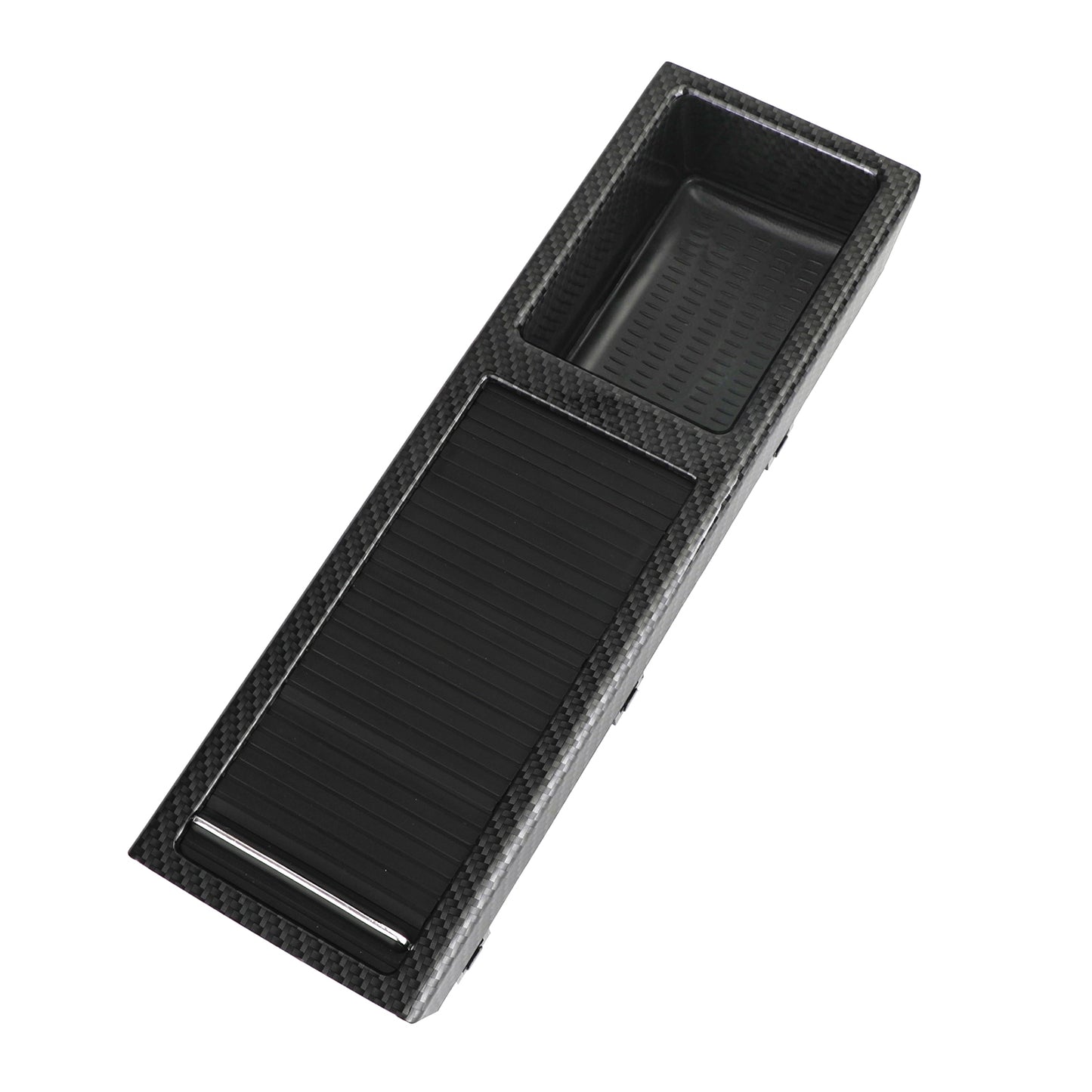 1998-2007 BMW E46 Serie 3 Portacoppa di stoccaggio della console centrale anteriore in carbonio