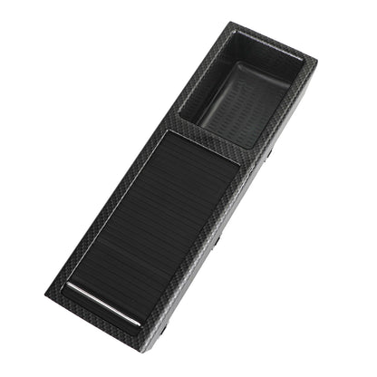 1998-2007 BMW E46 Serie 3 Portacoppa di stoccaggio della console centrale anteriore in carbonio