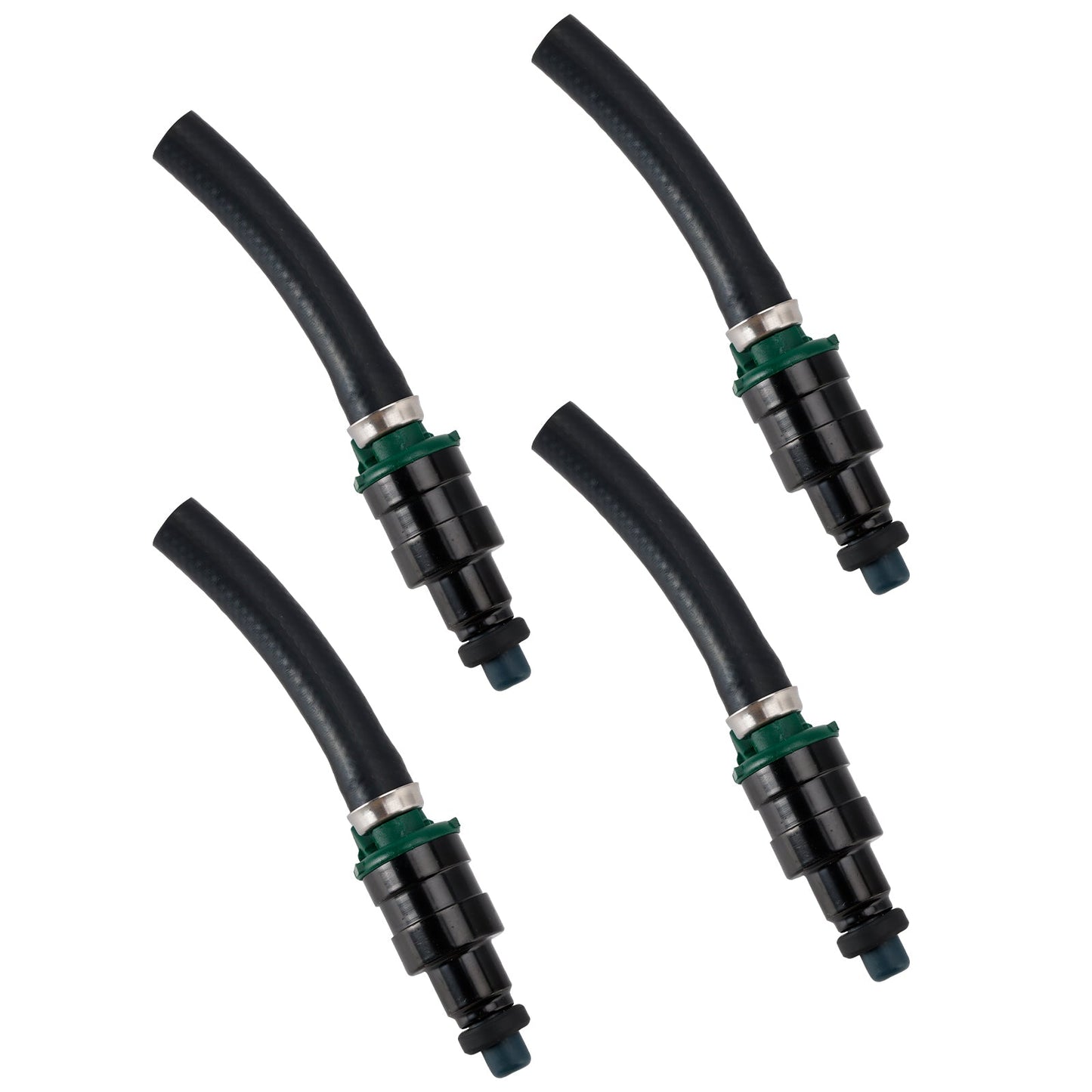 Iniettore di carburante 4 pezzi 0280150114 adatto a VW, Opel, Renault, Alfa Romeo