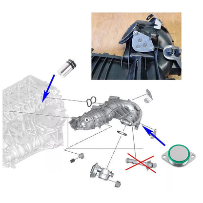 Kit di sostituzione della riparazione della guarnizione del radiatore EGR BMW E90 LCI 320d N47