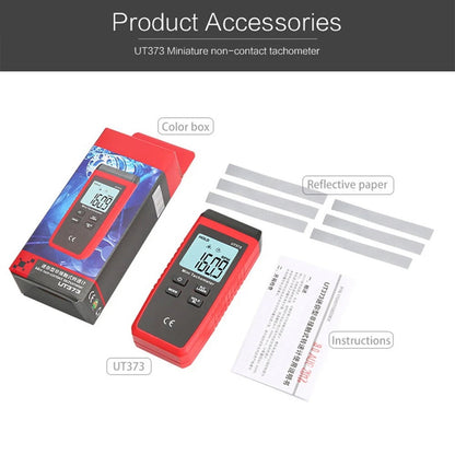 UT373 Mini contagiri digitale LCD senza contatto con laser e tester di velocità RPM