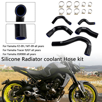 Yamaha MT-09 XSR900 Tracer 9/GT tutti gli anni Tubo refrigerante radiatore in silicone