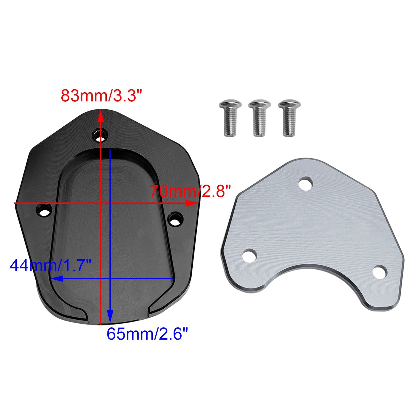 Piastra di estensione del cavalletto Tiger Sport 660 2022-2025 adatta per
