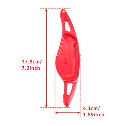 Estensioni per leve del cambio al volante per BMW G05 X5 F95 X5M G07 X7 G22, rosse
