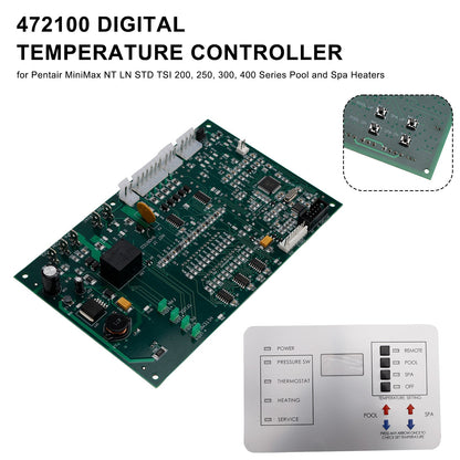 Scheda di controllo della temperatura digitale per Pentair NT STD TSI 200 250 300 400 472100