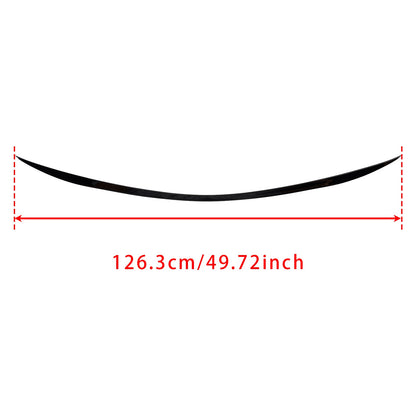 Spoiler posteriore nero lucido Mercedes-Benz Classe C W205 AMG C63 Style 2014-2021