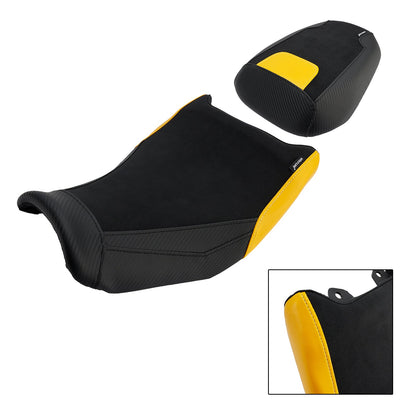 Cuscino inferiore per sella conducente e passeggero Suzuki V-Strom250Sx 2024-2025, colore giallo.