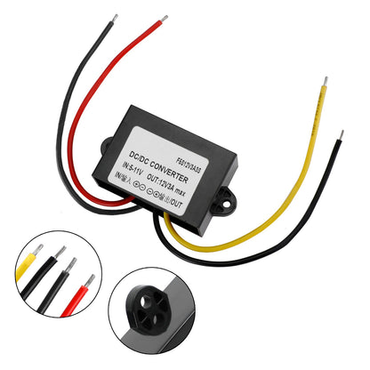 Convertitore step-up DC-DC impermeabile da 3 A, 6 V a 12 V, modulo di alimentazione per auto