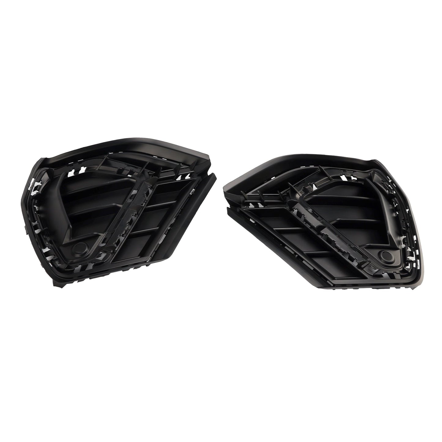 Griglia paraurti anteriore nera lucida Audi Q3 S-Line 2019-2022 (2 pezzi)