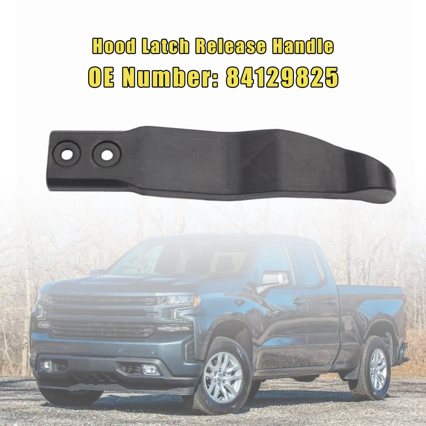 Maniglia di rilascio del cofano del Chevy Silverado 1500 2019 2020 2021 84129825