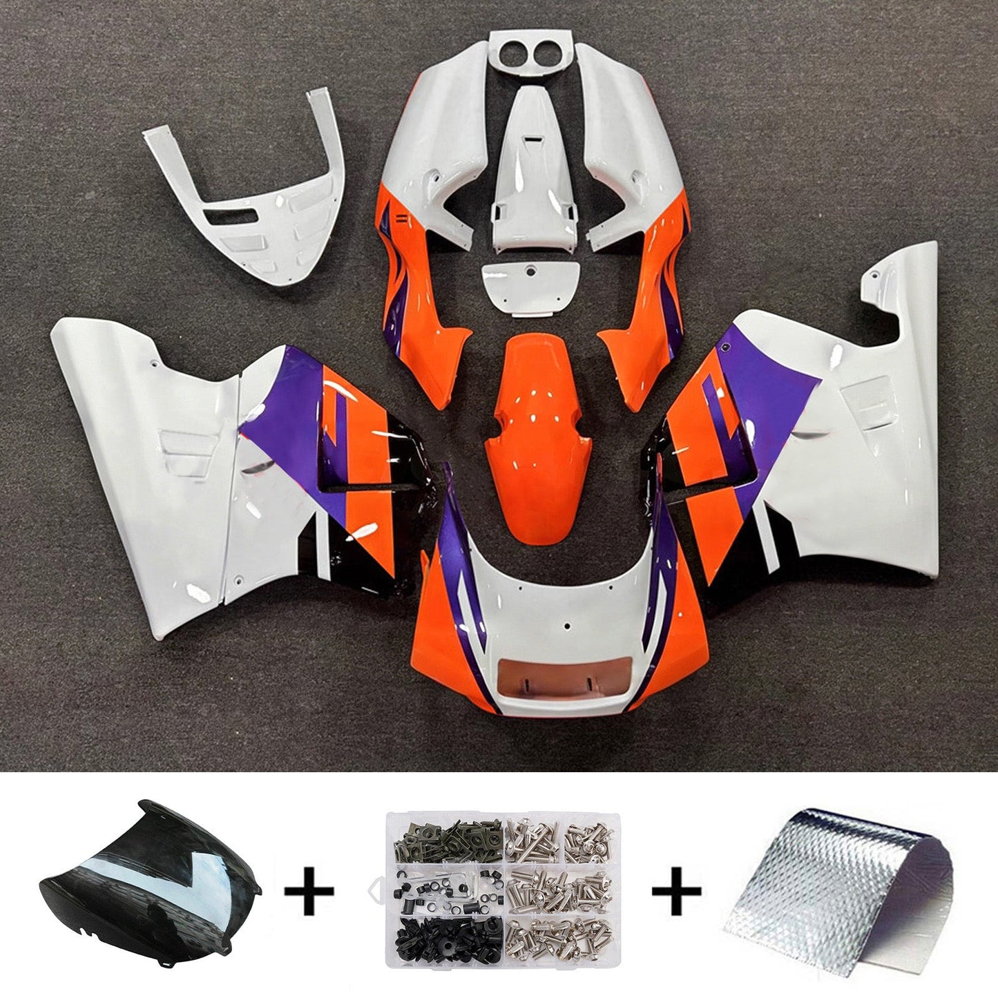 Kit di carene in plastica ABS stampate a iniezione per Honda NSR250 PGM-3 1990-1993