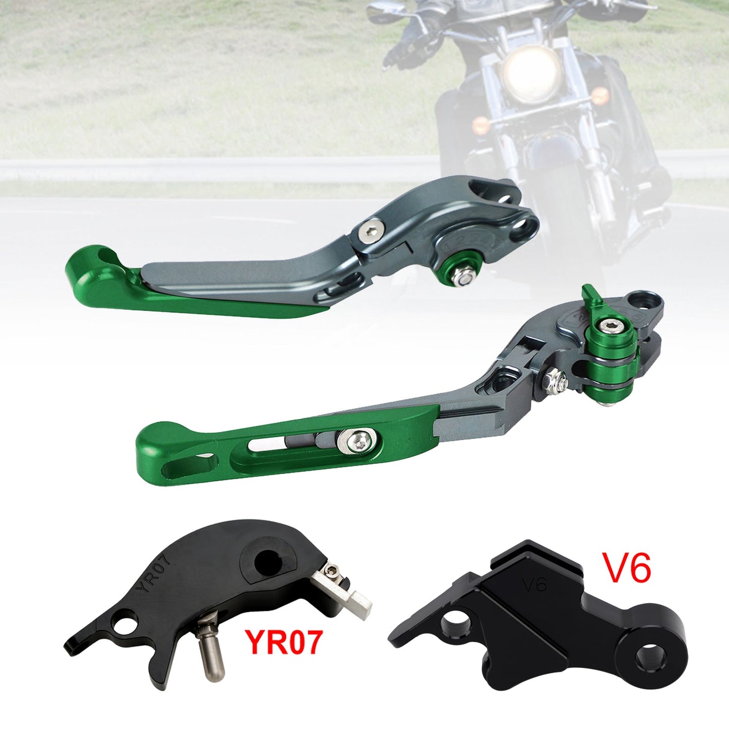 Leva freno frizione regolabile adatta per YAMAHA XSR900 XSR900GP MT-09 2024-2025