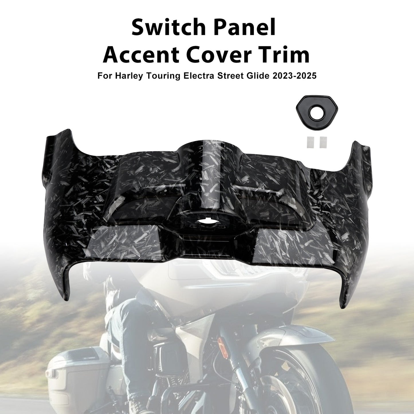 Rivestimento decorativo per pannello interruttori Touring Electra Street Glide 2023-2025