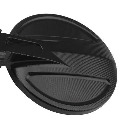 MINI SPECCHIETTI MANUBRIO BAR END SET D=35MM NERO PER PIAGGIO / VESPA