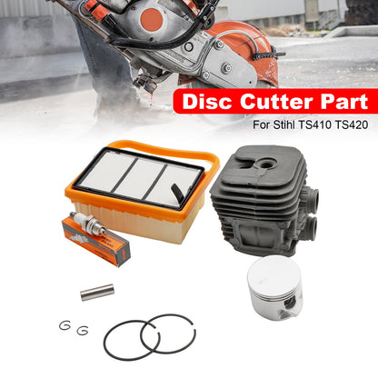 Kit di manutenzione cilindro pistone Stihl TS410 TS420 con filtro aria 4238 020 1202