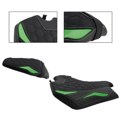 2025 - Cuscino posteriore per sedile conducente e passeggero per Kawasaki Ninja Z900 Zr900-F, colore verde.