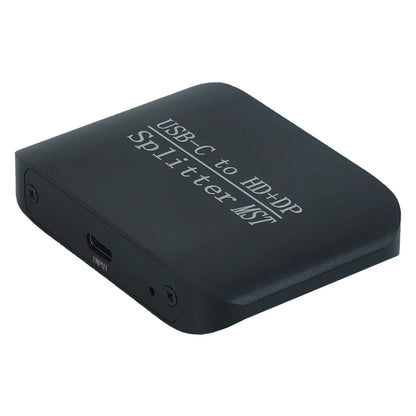 Splitter per laptop MST da tipo C a HDMI+DP 1x2, display a due schermi, un ingresso e due uscite