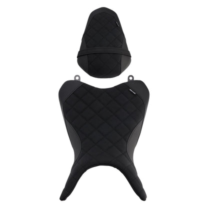 2025 - Per Yamaha Yzf-R3 2025 - Mt-03 Cuscino posteriore per sedile conducente e passeggero, nero