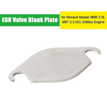 Piastra di chiusura per valvola EGR per motore Renault Master M9R 2.0L M9T 2.3 DCi 2298cc