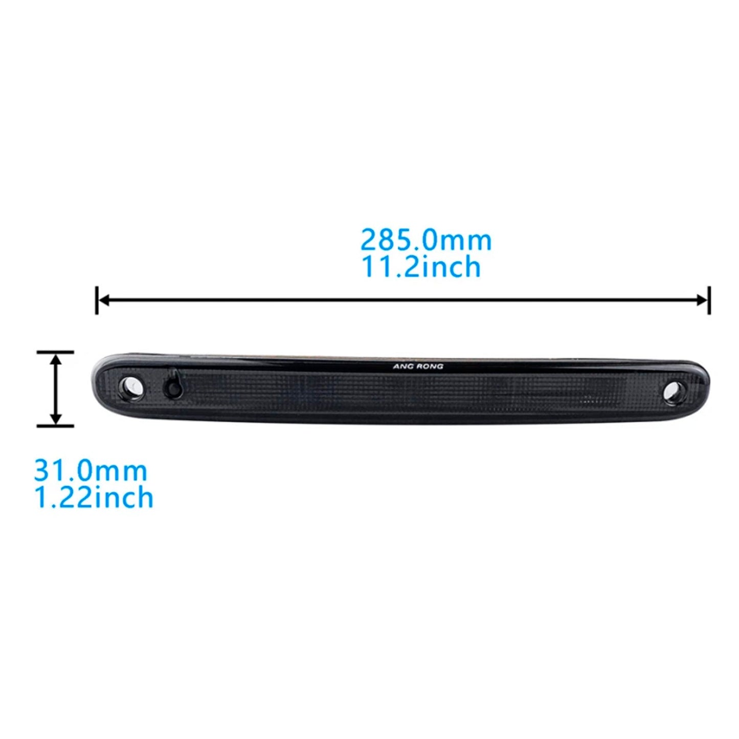 Luce di stop posteriore alta nera per Citroen C1 e Peugeot 107