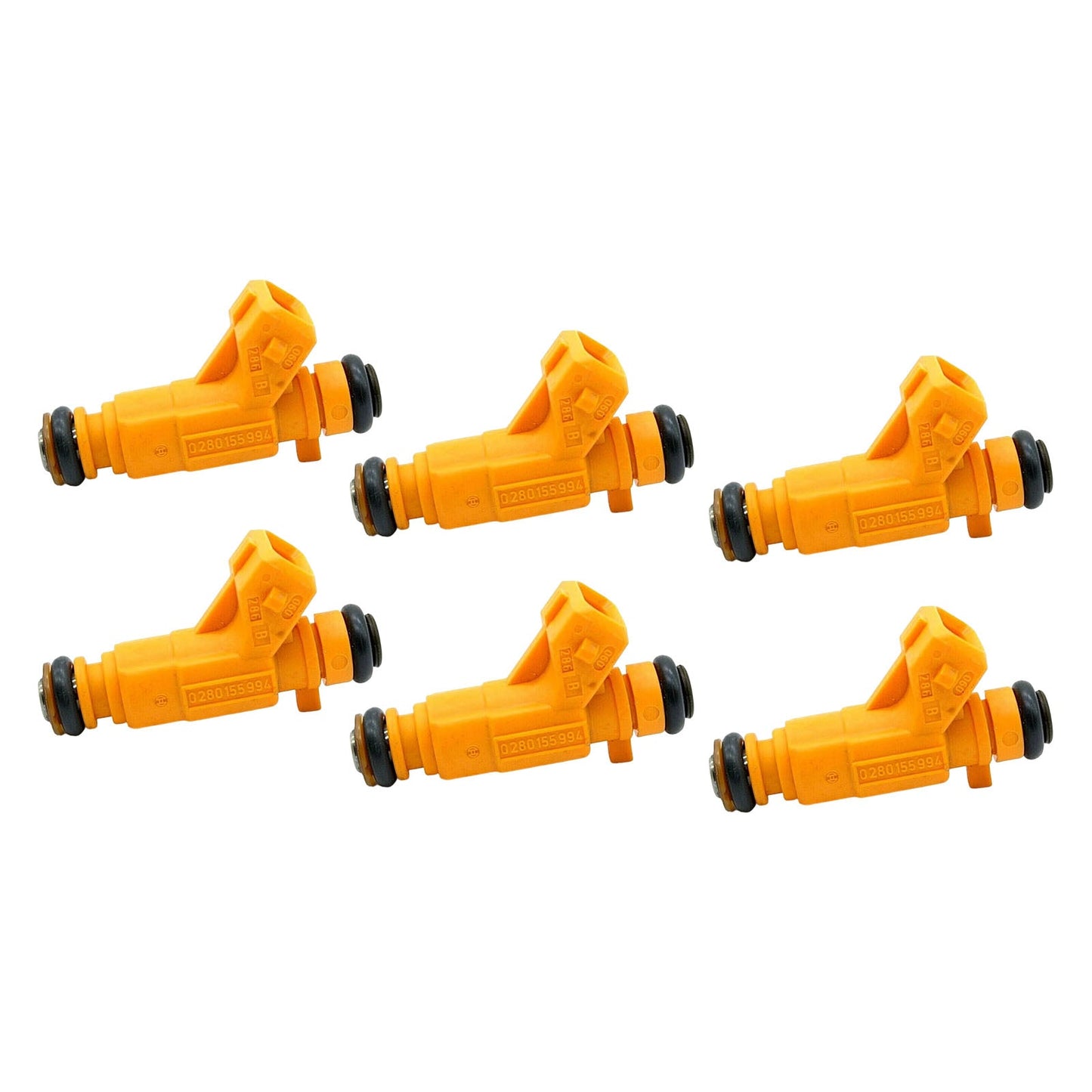 6 iniettori di carburante per Peugeot 607 e Renault Clio II 2000-02 0280155994