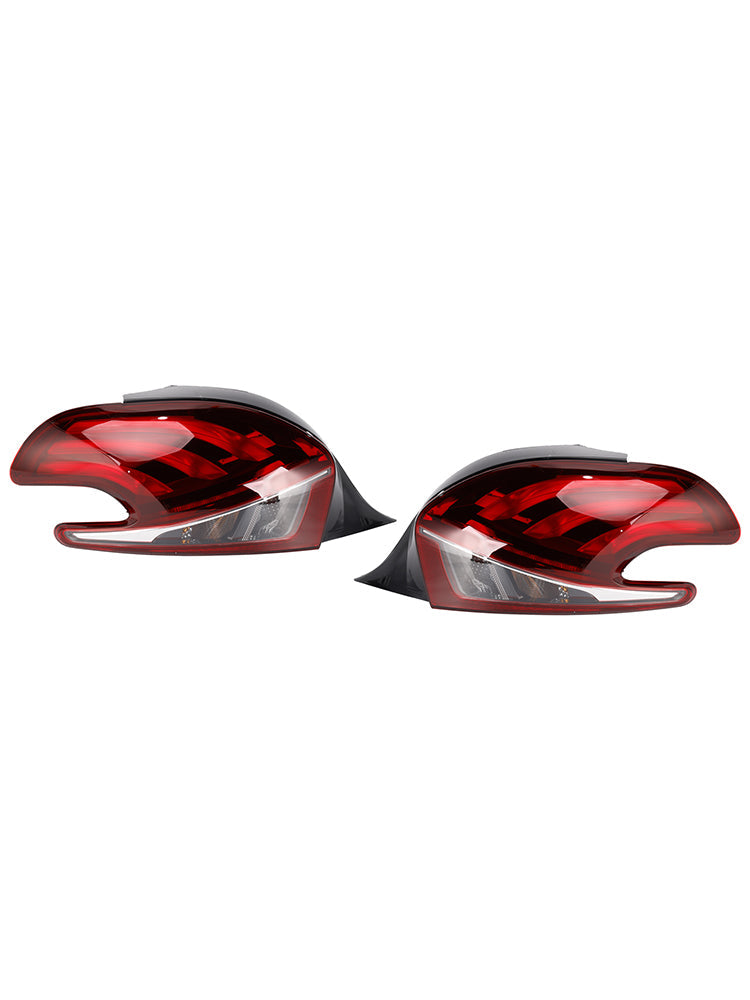 Fanali posteriori a LED sinistro e destro per Peugeot 208 (modelli restyling, 2015-2019).