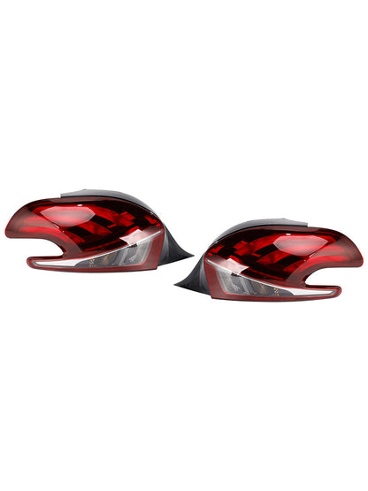 Fanali posteriori a LED sinistro e destro per Peugeot 208 (modelli restyling, 2015-2019).