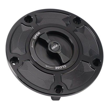 Tappo serbatoio carburante CNC nero senza chiave per CFMoto 300 450 SS NK 700CL-X 800 NK 22-25