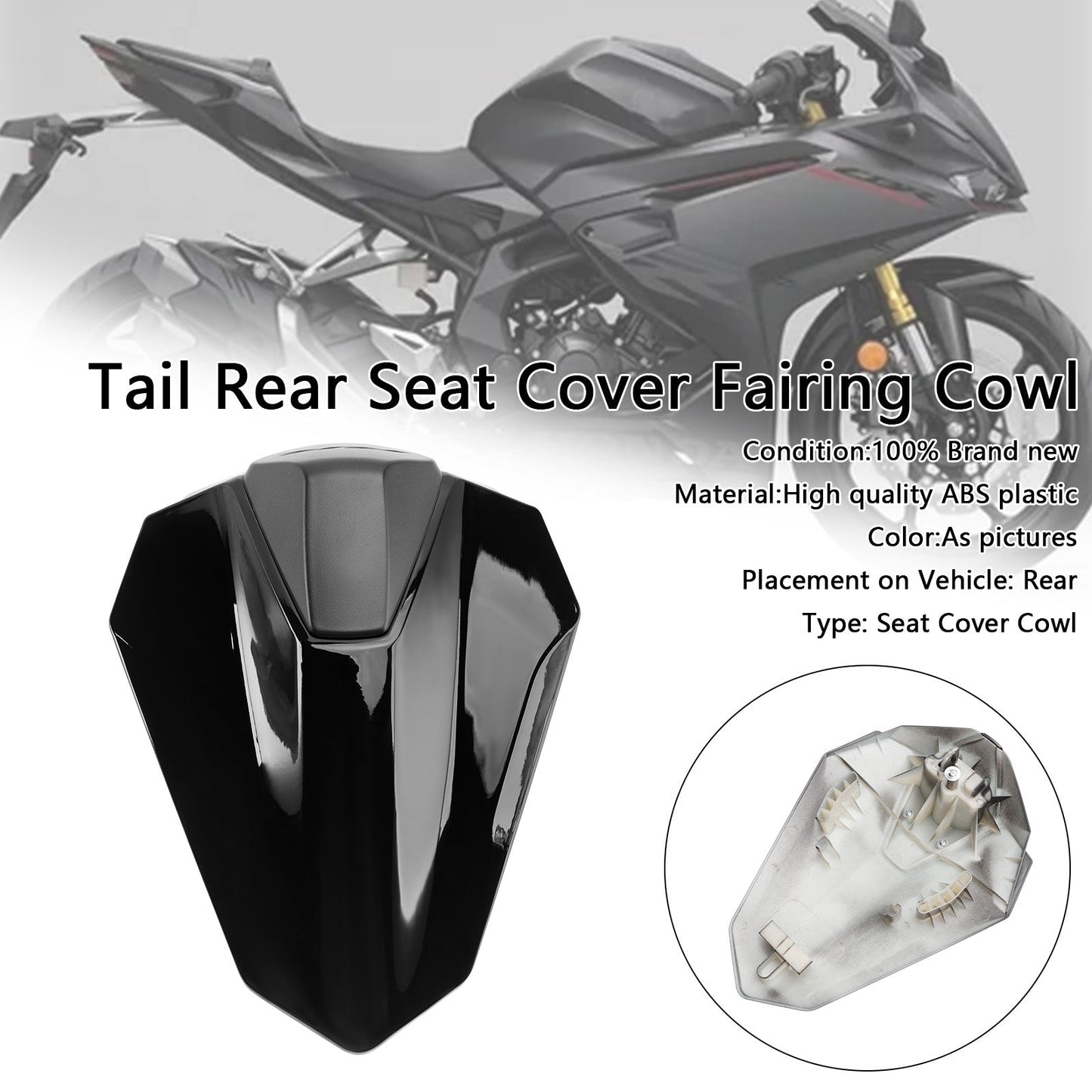 Copertura per carenatura del sedile del passeggero posteriore Honda CBR250RR 2023-2024