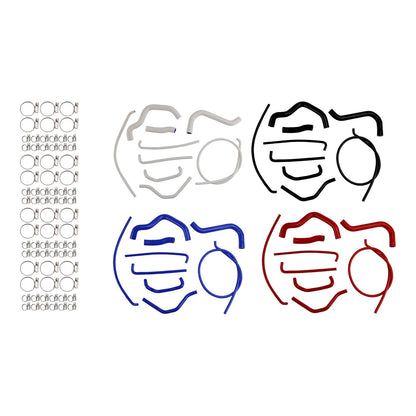 Kit di tubi flessibili in silicone per il liquido di raffreddamento del radiatore per Suzuki GSX-S750/Z 2017-2025